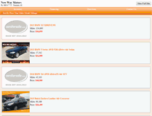 Tablet Screenshot of newwaymotors.net